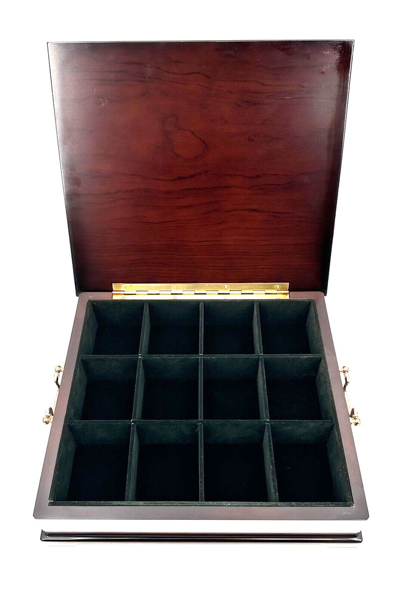 Bombay Company Wooden Tea Chest Organizer 2000 | eBay