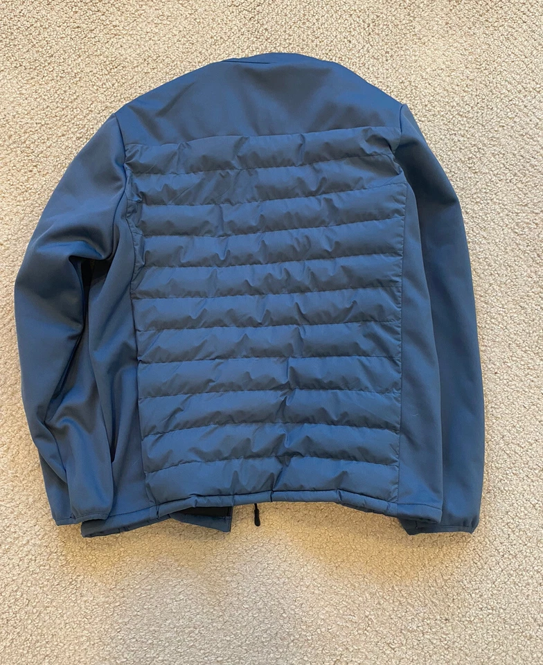 32 Degrees Heat Mens Winter Jacket Medium Slate Blue Zipper Cloudfill Insulation - Image 4 of 4