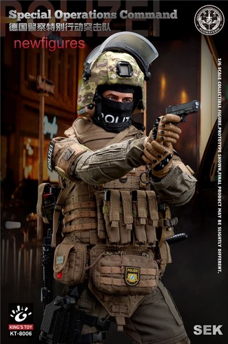 King's Toy 1/6 KT-8006 German Special Operations Command SEK 12" Soldatenfigur - Bild 4 von 12