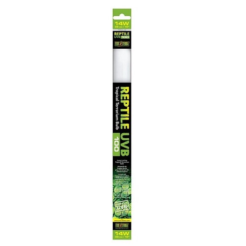 Exo Terra Reptile Vivarium UVB100 Tube Long Lasting Tropical Terrarium UV Bulb - Picture 2 of 19