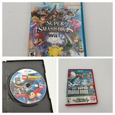 Super Smash Bros + New Super Mario Bros U Super Luigi U + Batman DC Super Heroes