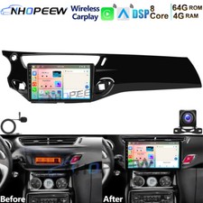 8Kern 4+64GB Android 15 Carplay Autoradio GPS NAVI Für Citroen C3 DS3 2010-2016