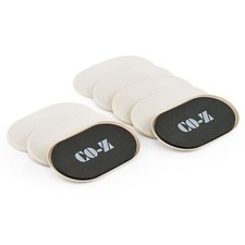 8-Pack 6x9.5in Oval Reusable Furniture Sliders for Carpet and Hardwood Floors