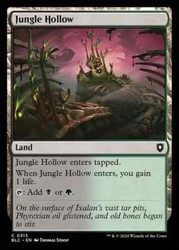 Jungle Hollow 313/432 Bloomburrow Commander Common Land MTG