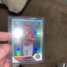 2023 Topps Pro Debut - Chrome Aqua Refractor #PDC-128 Brenner Cox 55/75 RC