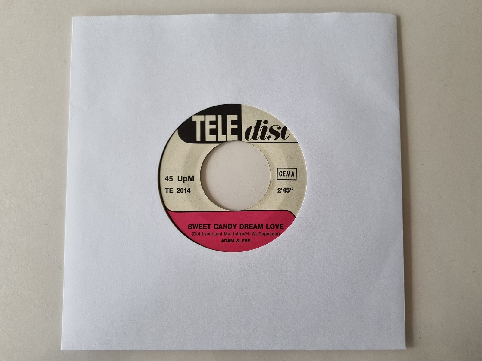 Adam & Eve - Shaggy dog/ Sweet candy dream love 7'' Vinyl Germany