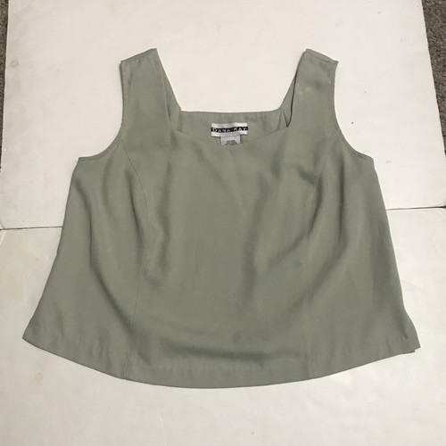 Dana Kay Suit Inner Size 22p Green Sleeveless 2814 - Picture 1 of 8