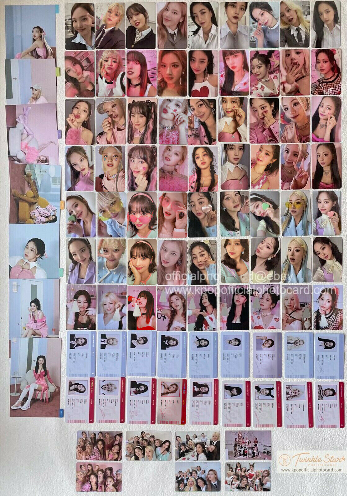 TWICE 3rd Album Formula of Love : O+T= 3 Nayeon Sana Momo Official Photocard