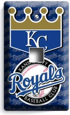 KANSAS CITY ROYALS BASEBALL TEAM LIGHT SWITCH OUTLET WALL PLATES MAN CAVE DECOR
