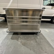 Heavy Duty 1.2m Long Workshop Workbench/Storage Trolley on Castor Wheels - USED