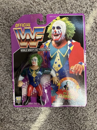 WWF Hasbro Doink The Clown SERIES 9 MOC Mint On Ca...
