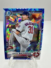 2021 Bowman Chrome Sapphire Jordan Balazovic Prospect #BCP-61 Minnesota Twins