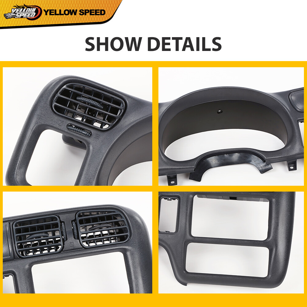 Fit For 98-04 S10 Blazer Jimmy Sonoma Cluster Dash Radio