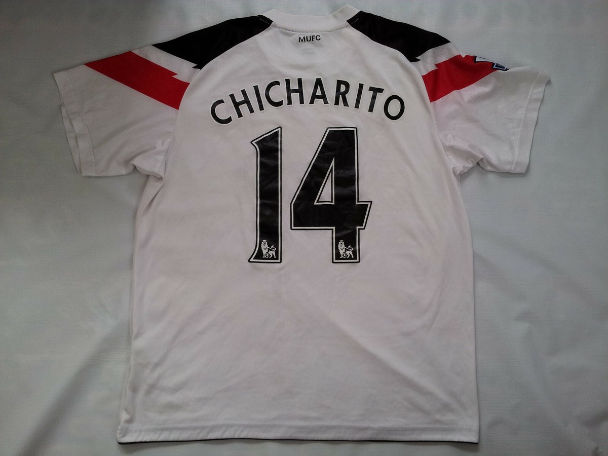 VINTAGE NIKE DRI FIT MANCHESTER UNITED #14 CHICHARITO AUTHENTIC