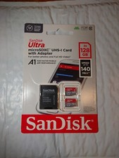 Sandisk Ultra 128Gb Class 10 Uhs-1 U1 Microsdxc Memory Card 2 Pack