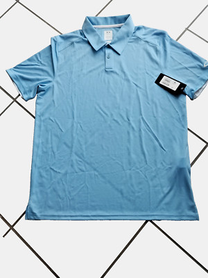 Oakley Herren Polo Shirt Golf Neu Größe XL hellblau