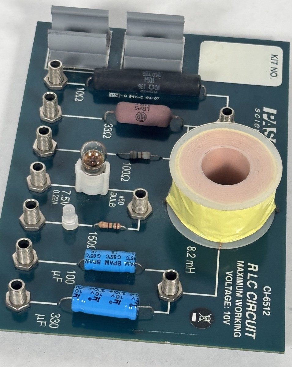 Pasco Scientific CI-6512 RLC Circuit Kit, 850 or 550 Universal