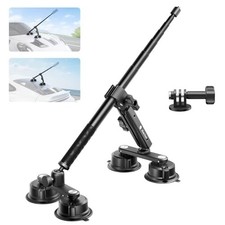 Maectech Suction Cup Car Mount Kit Fits Insta360 X5 X4 GoPro Action Camera