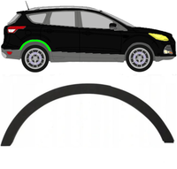 Radlaufverbreiterung FüR Ford Kuga 2013 - 2016 Hinten Rechts