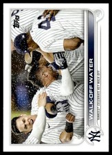 2022 Topps Series one Walk-Off Water New York Yankees #119