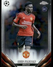 2023 TOPPS CHROME UEFA CLUB COMPETITIONS OMARI FORSON RC MANCHESTER UNITED #42