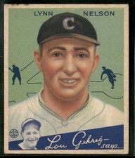 1934 Goudey (R320) #60 Lynn Nelson VG-EX (MK)
