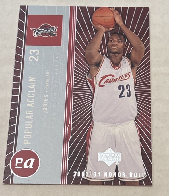 Upper Deck 2003-04 Honor Roll Popular Acclaim Insert LeBron James PA7 Cavaliers