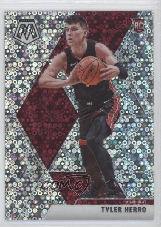 2019 Mosaic Image Variation Fast Break Silver Prizm Tyler Herro Rookie RC 03db