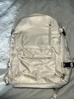 WONHOX Large Travel Backpack Carry on Flight Approved- Beige XL