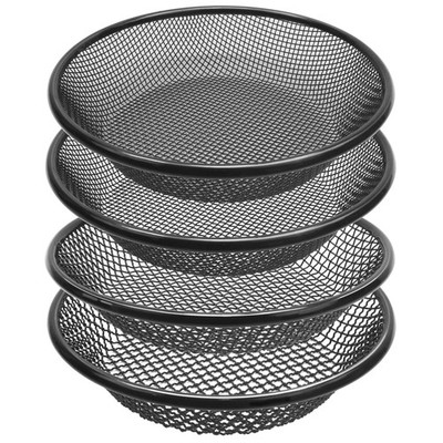4Pcs 11.8'' W Soil Sifter for Gardening, 2,4,6,8mm Grid Rock Sifter for 5 Gall...