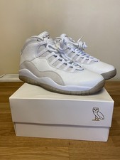 Air Jordan 10 x Drake OVO Retro Summit White UK 8.5