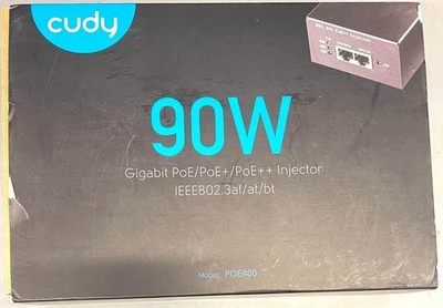 Cudy POE400 90W Gigabit Ultra PoE++ Injector Adapter, IEEE 802.3 bt /802.3at,NEW