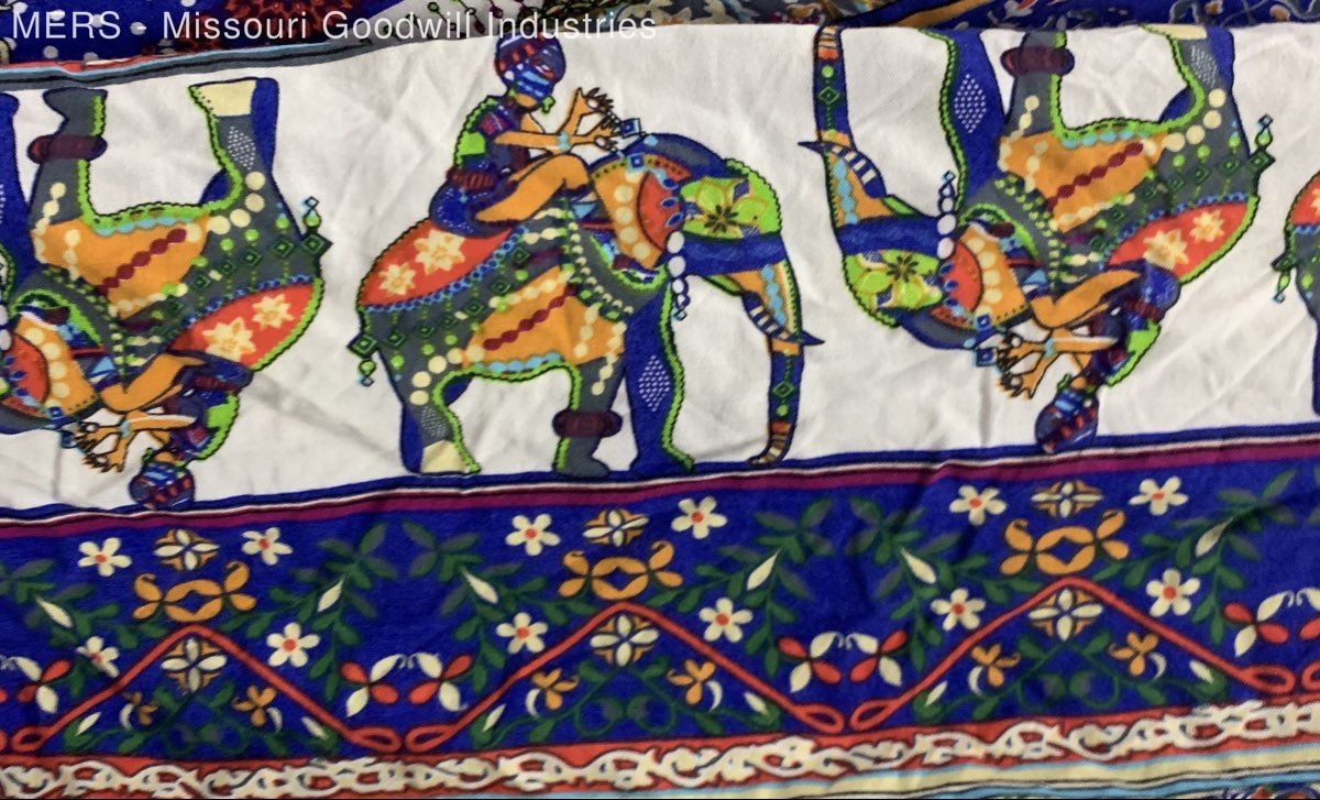 Women's Multicolor Elephant Print Pattern Harem D… - image 4