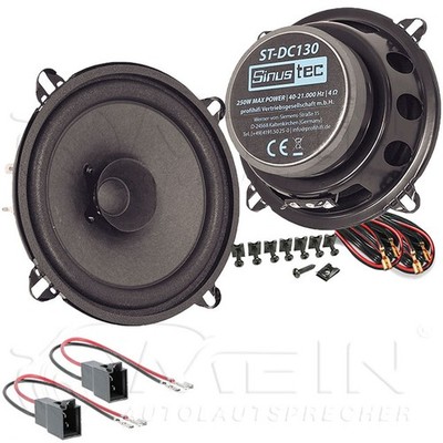 SINUSTEC AUTO LAUTSPRECHER für VOLVO 440 1988-1993 Heck Seite 1-Weg 250W #A42M