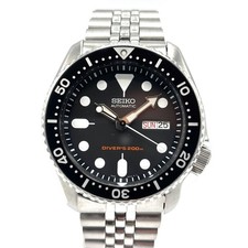 SEIKO SKX007K2 Automatic Diver's Watch Black Dial Wrist 20cm From Japan