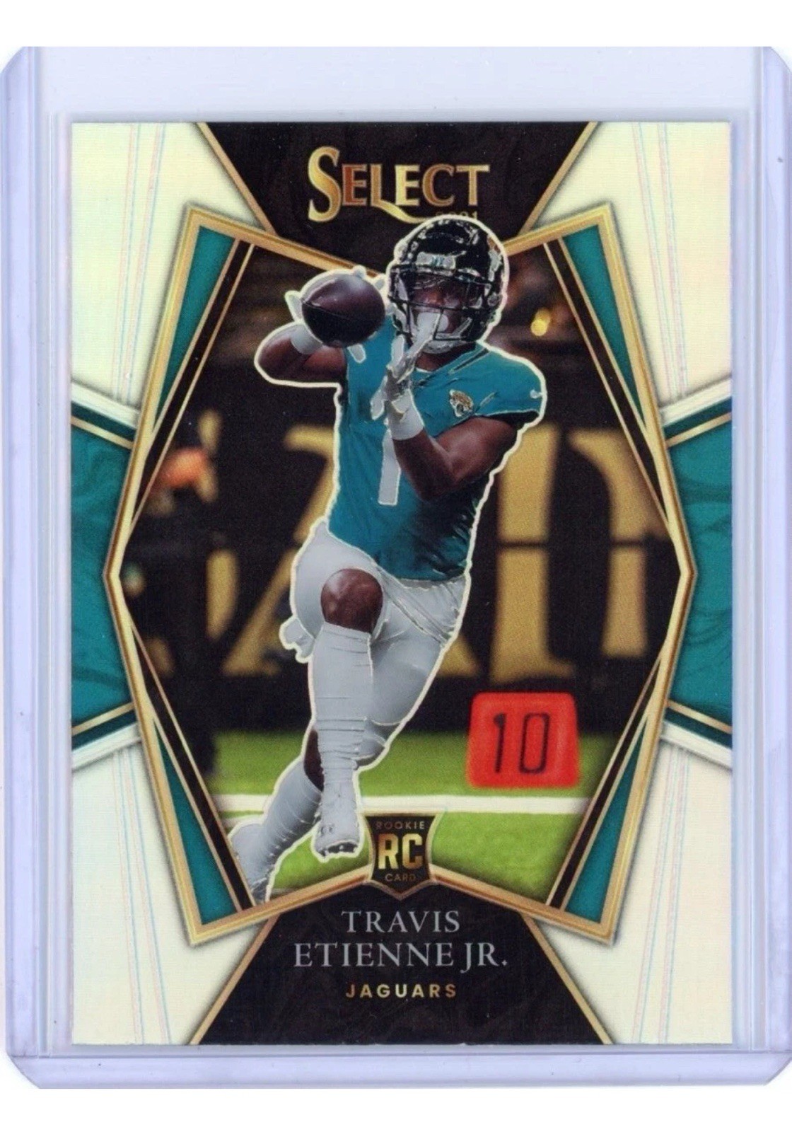 2021 Select RC Travis Etienne Silver Prizm #154 Jaguars, Clemson NM-MT
