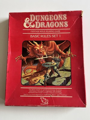 Dungeons and Dragons Basic Set Boxed TSR 1983