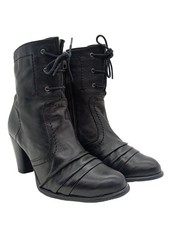 ZANON & ZAGO Schnür-Stiefeletten Damen Stiefeletten Gr. DE 39 schwarz