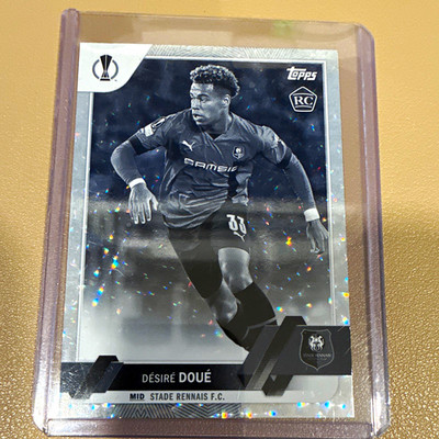 2022/23 Topps UEFA Europa League Désiré Doué Stade Rennais RC /150 Icy Foil 