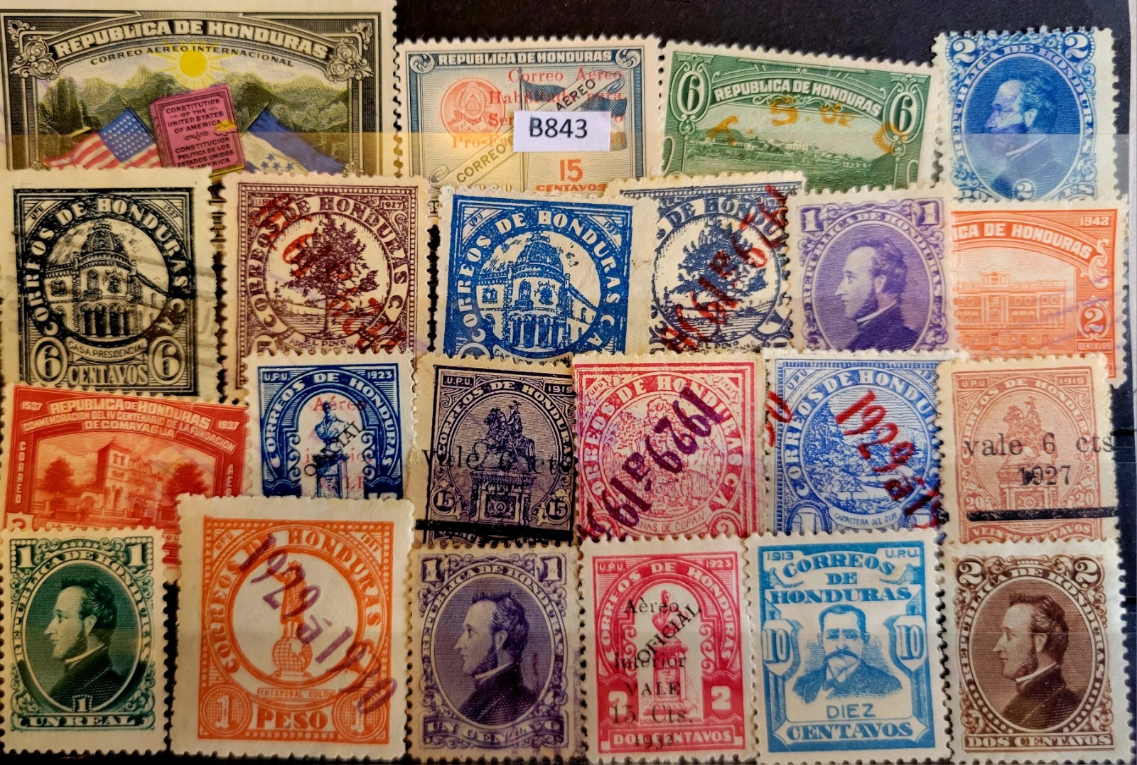 HONDURAS STAMPS 1900's COLLECTION GOOD CONDITION EXCELENT 