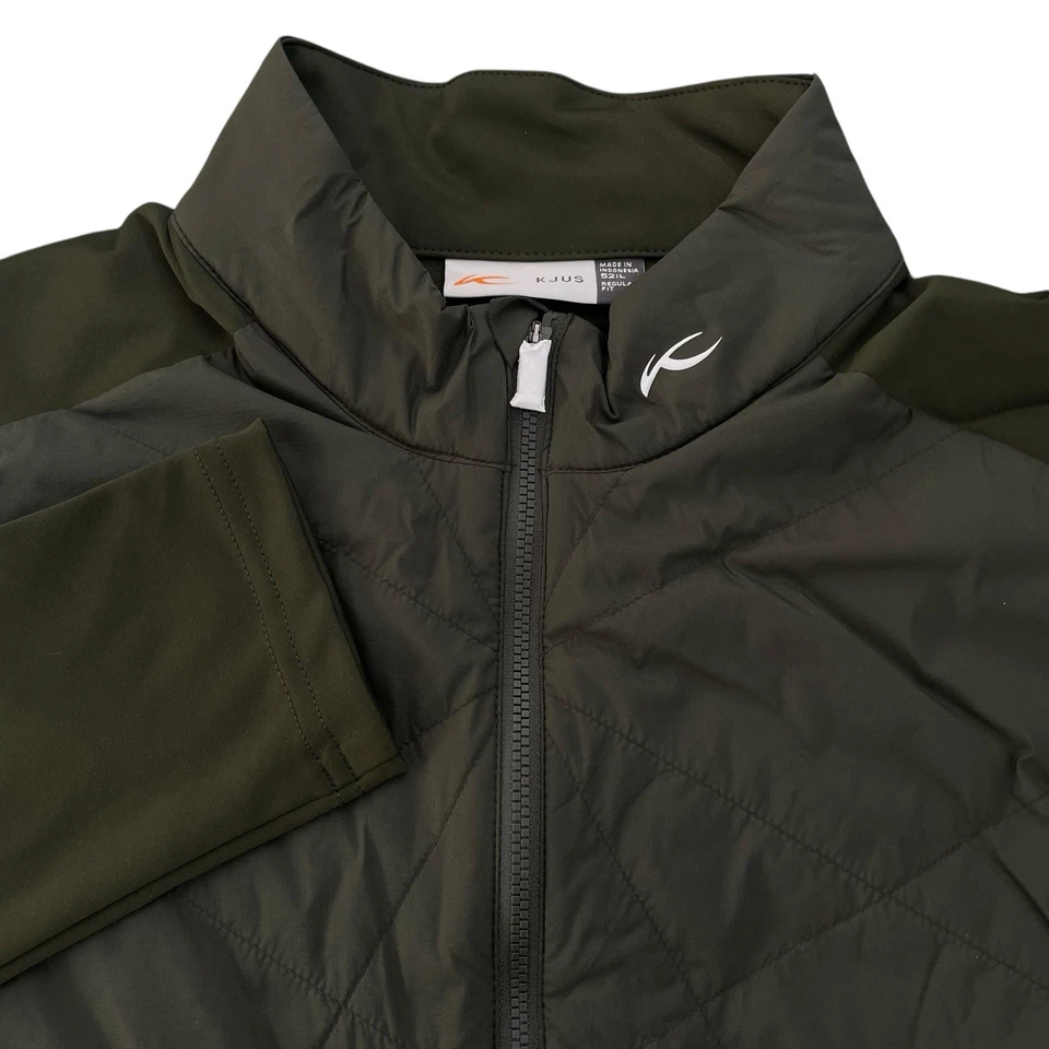 KJUS Retention Insulated Full Zip Jacket Dark Olive Size Large $299 - Image 4 of 4