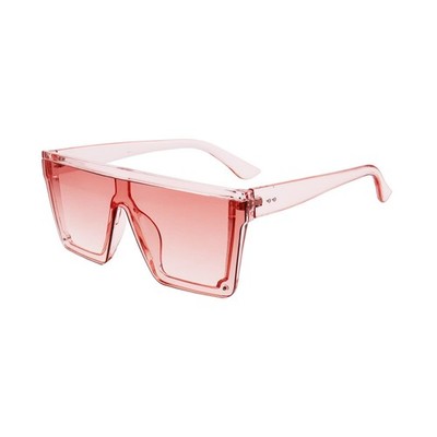 Übergroße eckige Sonnenbrille für Herren Damen Weitfassung