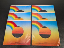 Lot of 6 Vintage MCA Rainbow 45 RPM 7" Company Record Sleeves for Rock Jazz