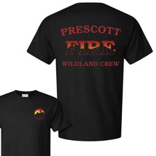 Granite Mountain Hotshots Firefighter T-shirt Wildland Crew Tribute Graphic Tee