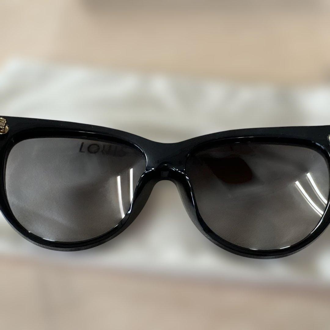 LOUIS VUITTON La Boum Sunglasses Black Frame Brown Lens Women's Eyewear Cased thumbnail 7