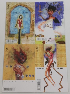 David Mack's Dream Logic #1-4 VF complete series Icon artbook sketchbook 2 3