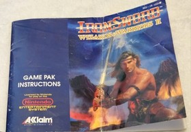 IronSword: Wizards & Warriors II Nintendo NES (Cartuccia + Manuale)