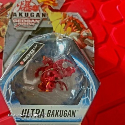 Ultra Bakugan Geogan Rising Elemental Rare Pyrus Dragonoid NEW/SEALED