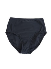 Beyond Control Women's Solid High-Waisted Swim Bottom 8, Black 