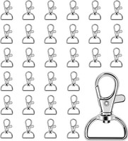 30 StüCk SchlüSselring Verschluss, Karabinerhaken D-Ringen, Metall S